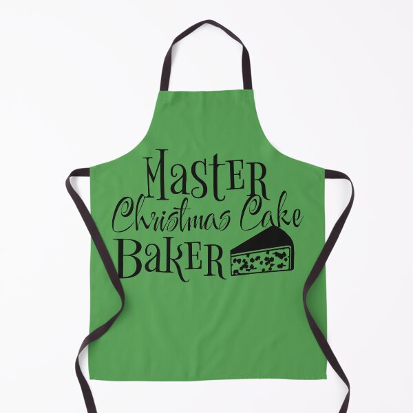 Item preview, Master Christmas Cake Baker, Fun Slogan For All Christmas Cake Makers, Black Text designed and sold by TrulyEpoque.