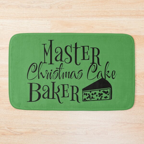 Item preview, Master Christmas Cake Baker, Fun Slogan For All Christmas Cake Makers, Black Text designed and sold by TrulyEpoque.