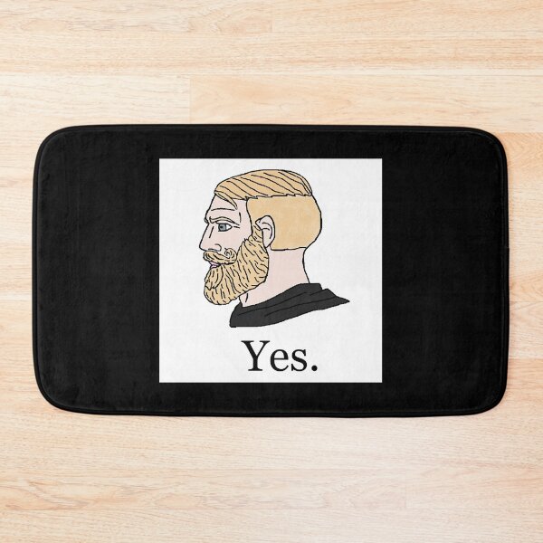 Item preview, blonde chad, yes chad meme, twitter giga chad meme Active designed and sold by VirginForestSho.