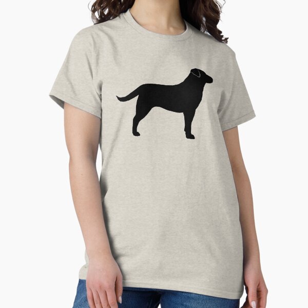 Item preview, Black Labrador Retriever Silhouette(s) designed and sold by Jenn Inashvili.