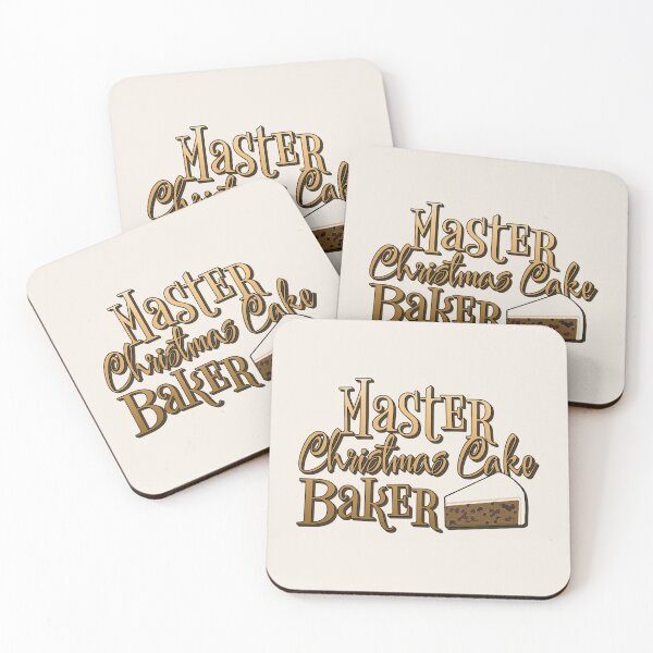 Item preview, Master Christmas Cake Baker, Fun Slogan For All Christmas Cake Makers, Ombre Text designed and sold by TrulyEpoque.