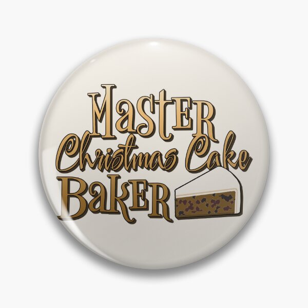 Item preview, Master Christmas Cake Baker, Fun Slogan For All Christmas Cake Makers, Ombre Text designed and sold by TrulyEpoque.