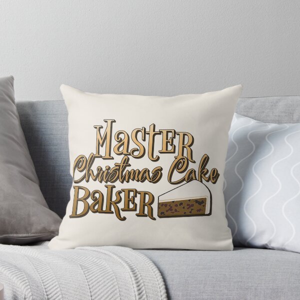 Item preview, Master Christmas Cake Baker, Fun Slogan For All Christmas Cake Makers, Ombre Text designed and sold by TrulyEpoque.