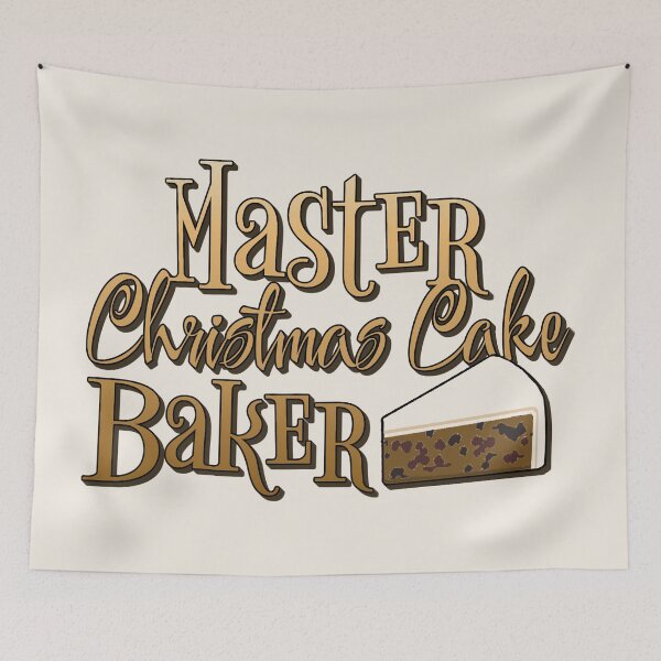 Item preview, Master Christmas Cake Baker, Fun Slogan For All Christmas Cake Makers, Ombre Text designed and sold by TrulyEpoque.