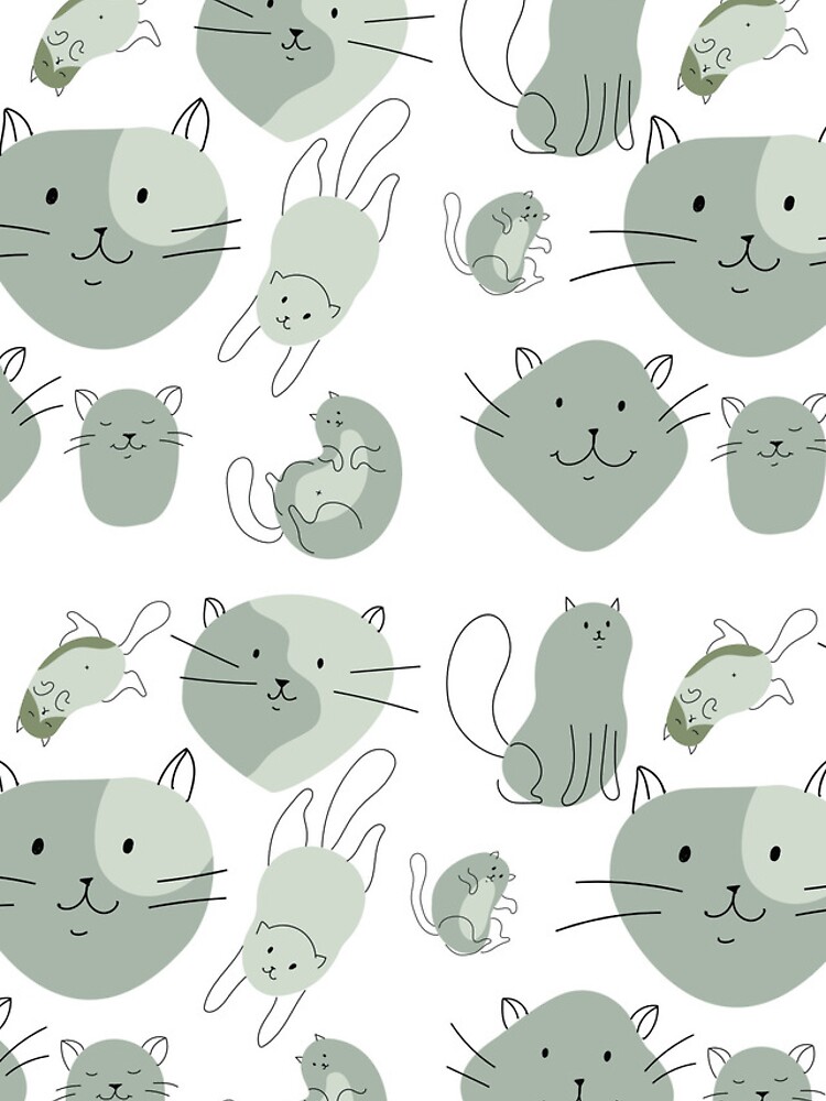 Thumbnail 5 of 5, iPhone Case, cat pattern designed and sold by PATTRENKING.