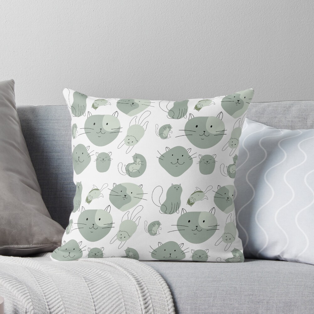 Item preview, Throw Pillow designed and sold by PATTRENKING.