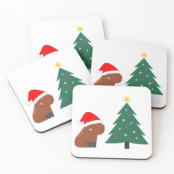 Item preview,  Capybara Christmas Tree designed and sold by Tamas Das.