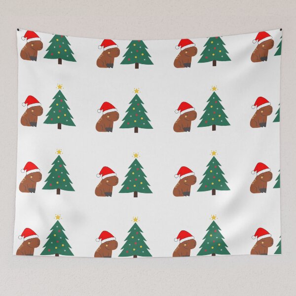 Item preview,  Capybara Christmas Tree designed and sold by Tamas Das.