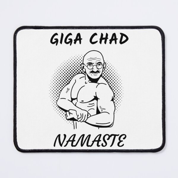 Giga Chad Face, Namaste (Giga Chad Meme) | Poster