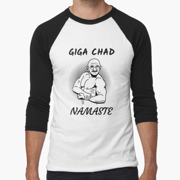 Giga Chad Face, Namaste (Giga Chad Meme) Stickerundefined by  LaShantinPTY507