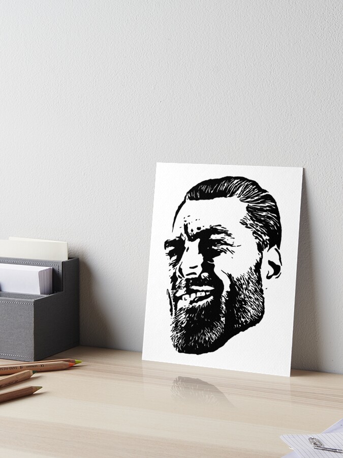 Gigachad Meme | Art Board Print