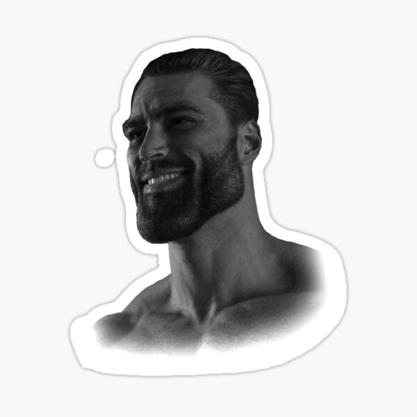 How to draw Meme  Giga Chad 