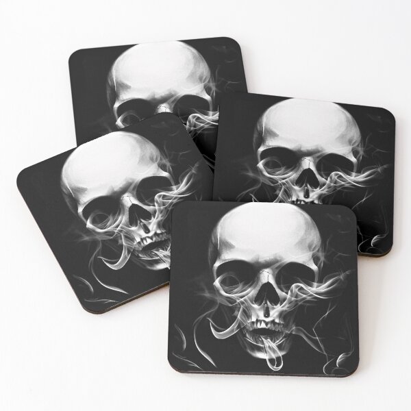 Item preview, Skull smoke, skull face art designed and sold by YZO-Design.