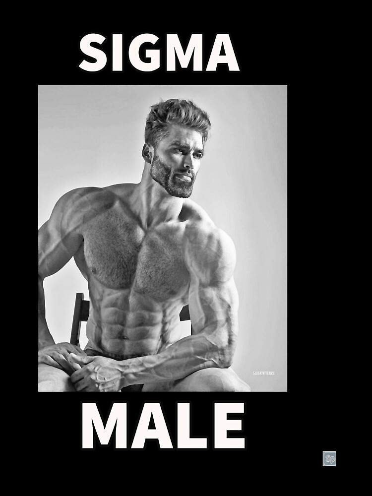 Gigachad Sigma male meme - Gigachad Sigma Male Meme - Sticker