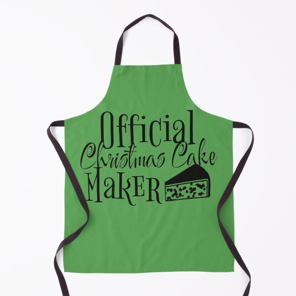 Item preview, Official Christmas Cake Maker, Fun Slogan For All Christmas Cake Bakers, Black Text designed and sold by TrulyEpoque.