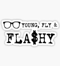 Young Fly And Flashy Sticker
