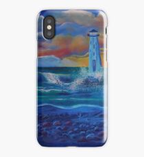 Beach Lighthouse iPhone Case