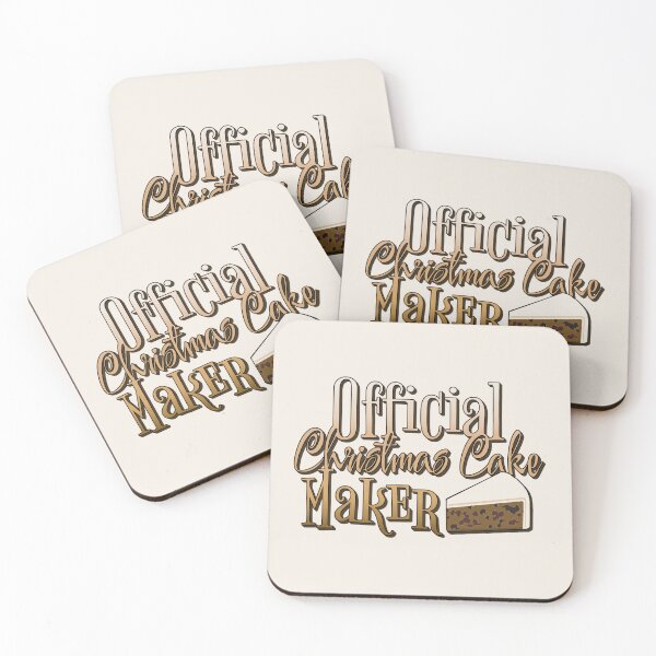 Item preview, Official Christmas Cake Maker, Fun Slogan For All Christmas Cake Bakers, Ombre Text designed and sold by TrulyEpoque.