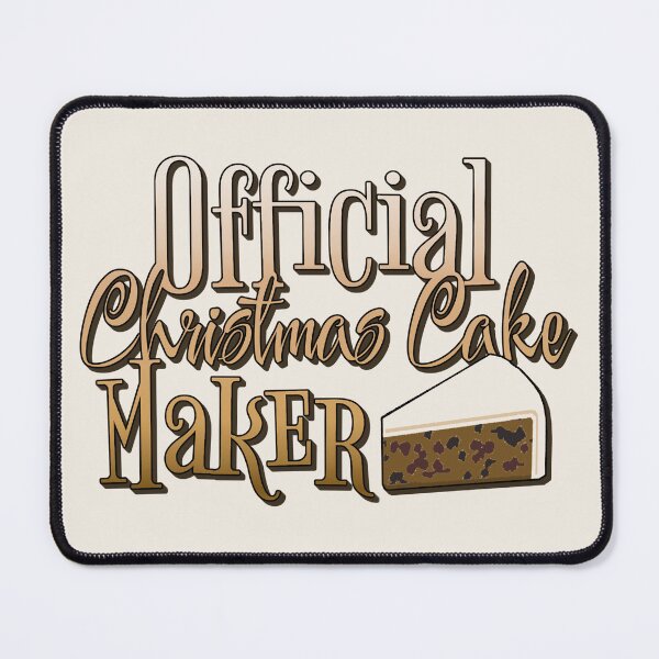 Item preview, Official Christmas Cake Maker, Fun Slogan For All Christmas Cake Bakers, Ombre Text designed and sold by TrulyEpoque.