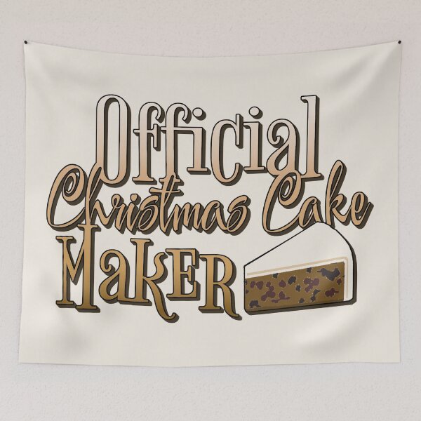 Item preview, Official Christmas Cake Maker, Fun Slogan For All Christmas Cake Bakers, Ombre Text designed and sold by TrulyEpoque.