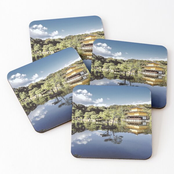 Item preview, Beautiful Kinkakuji Zen Buddist Gold Temple Kyoto Japan designed and sold by XIX361ART.