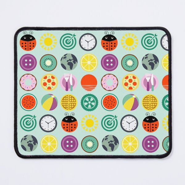 Item preview, Circle-shaped objects pattern designed and sold by LaBelleMaison.
