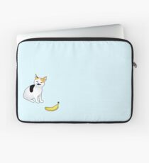 Cat no banana Laptop Sleeve