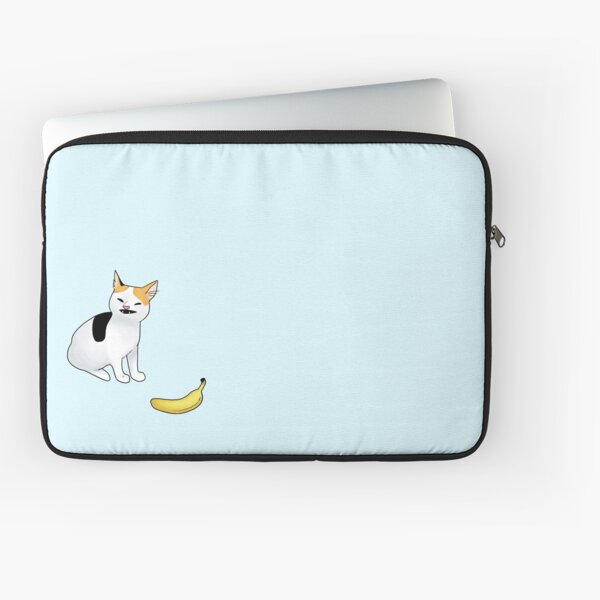 Cat no banana Laptop Sleeve