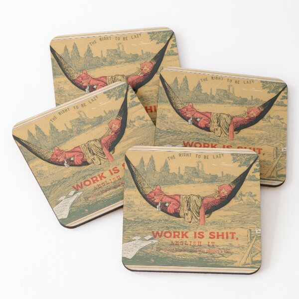 Item preview, Work is sh*t, abolish it ! designed and sold by Loki Propagandart.