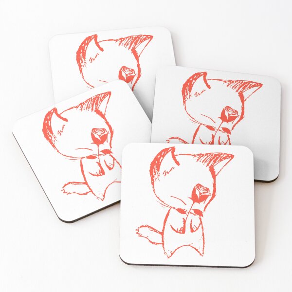 Item preview, fox with rose... designed and sold by HelloTARA.