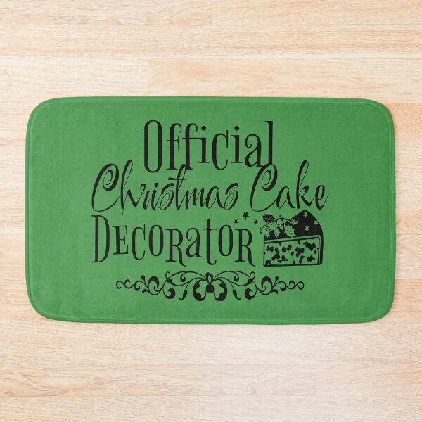 Item preview, Official Christmas Cake Decorator, Fun Slogan For All Christmas Cake Decorators, Black Text designed and sold by TrulyEpoque.