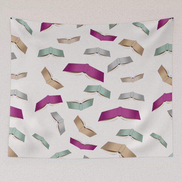 Item preview, Flocks of books in freedom designed and sold by Emi Yañez.