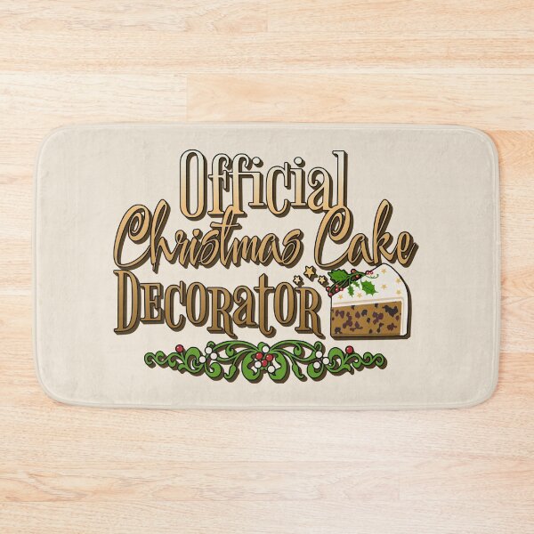 Item preview, Official Christmas Cake Decorator, Fun Slogan For All Christmas Cake Decorators, Ombre Text designed and sold by TrulyEpoque.
