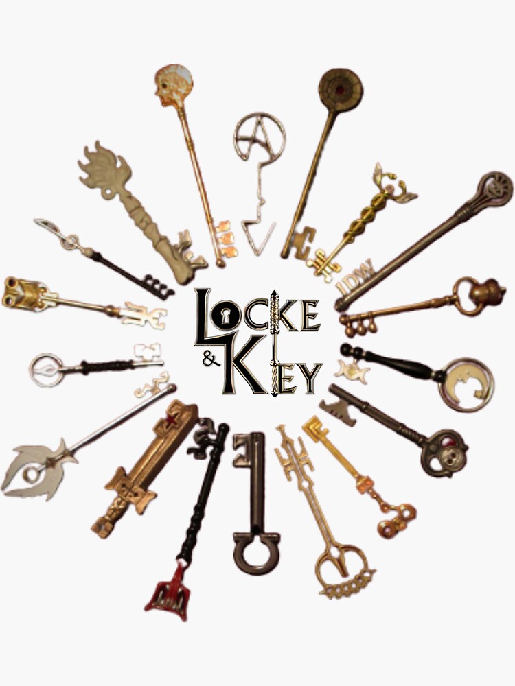 "Locke and key season" Sticker for Sale by felderKB Redbubble