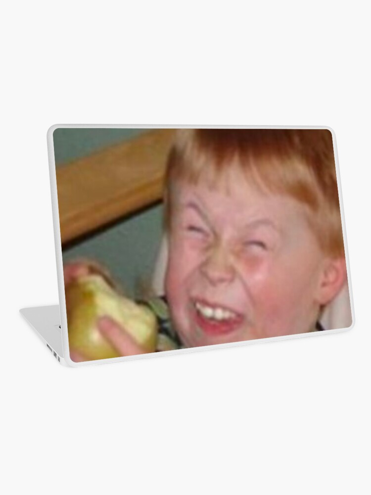 Little Kid Redhead Fat Laughing Mocking Funny Meme Face Laptop Sleeve for  Sale by TheMemePlug