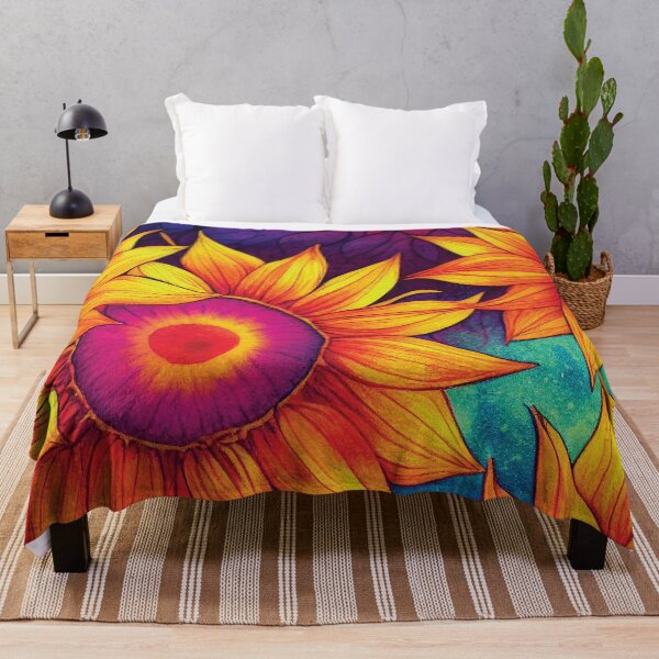Item preview, Bright Colorful Sunflower designed and sold by chillaxcats.