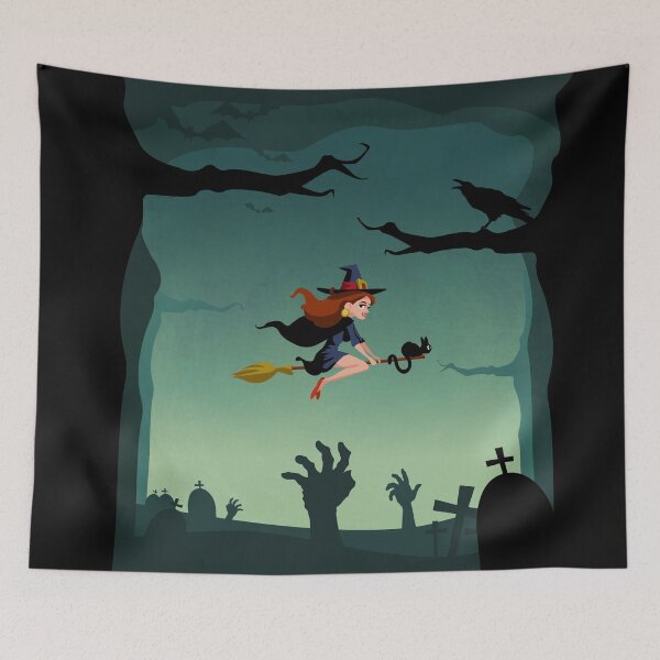 Item preview, Happy Halloween Witch designed and sold by Delpieroo.