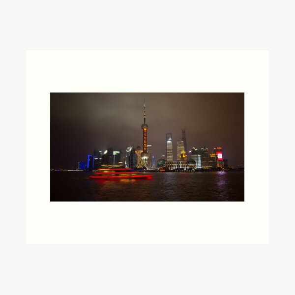Red Boat Art Print