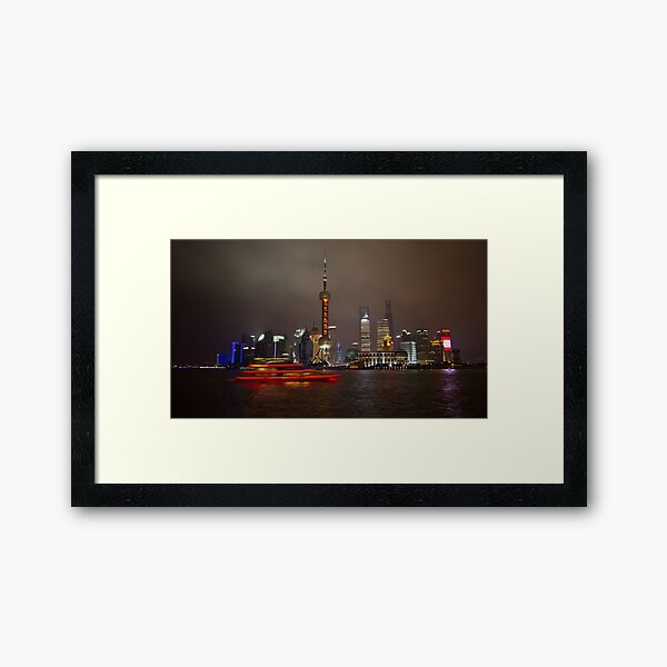 Red Boat Framed Art Print