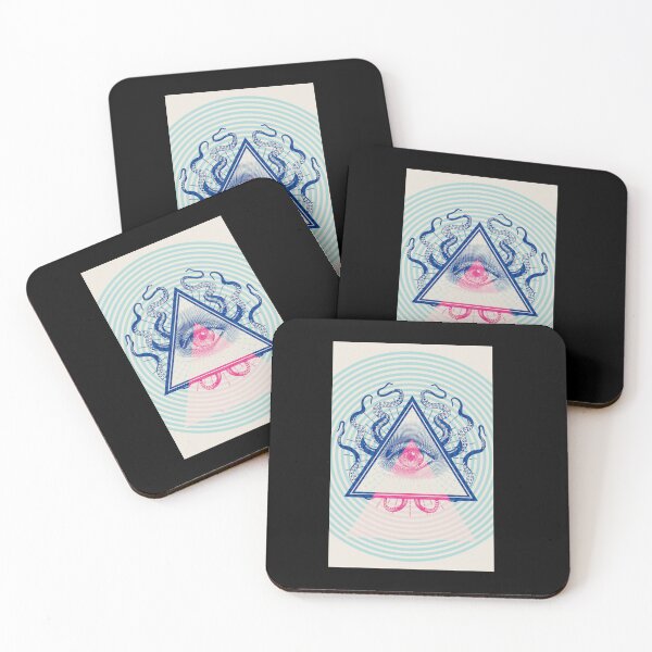 Item preview, Illuminati Pop Sticker designed and sold by CravenStore99.