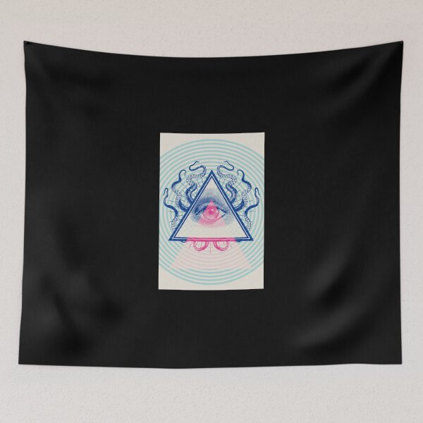 Item preview, Illuminati Pop Sticker designed and sold by CravenStore99.