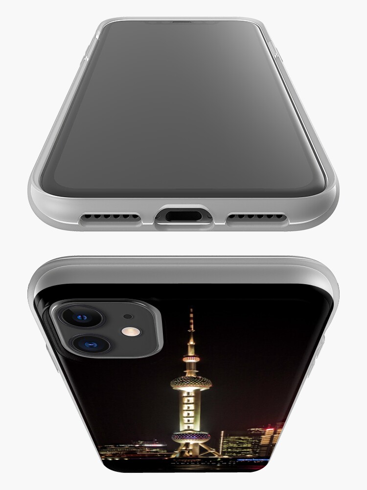 Alternate view of Oriental Pearl TV Tower. iPhone Case & Cover