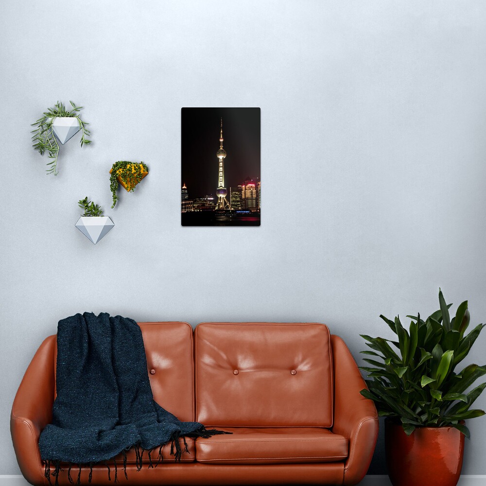 Oriental Pearl TV Tower. Metal Print