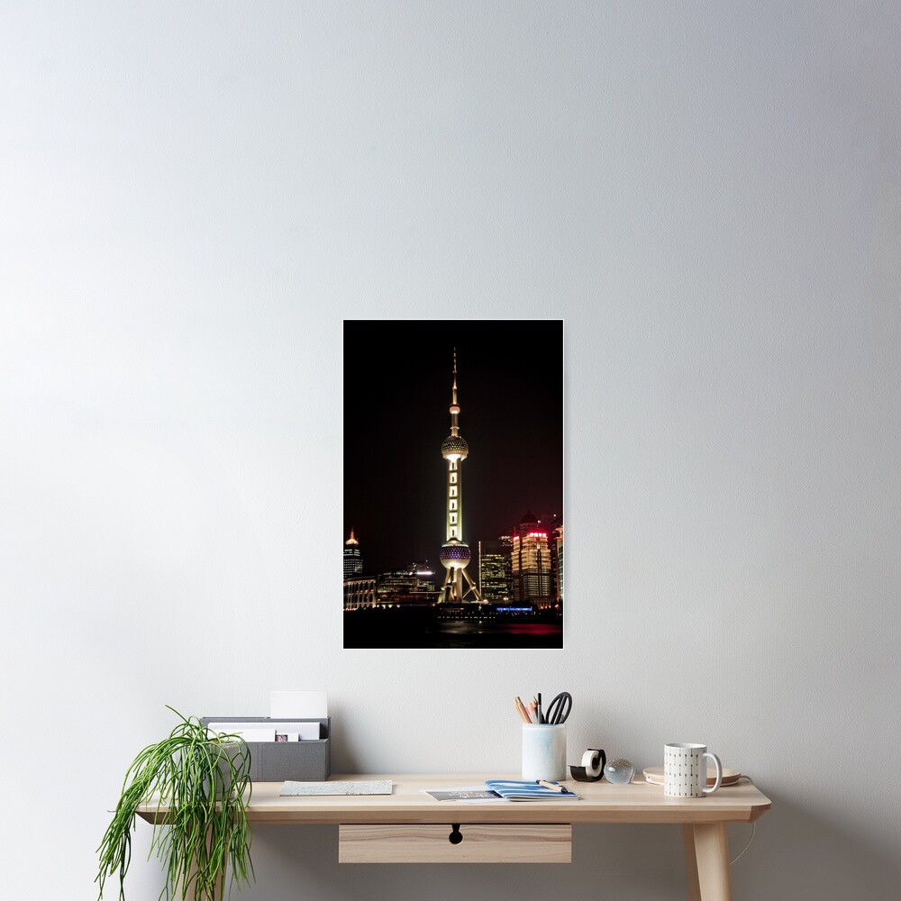 Oriental Pearl TV Tower. Poster