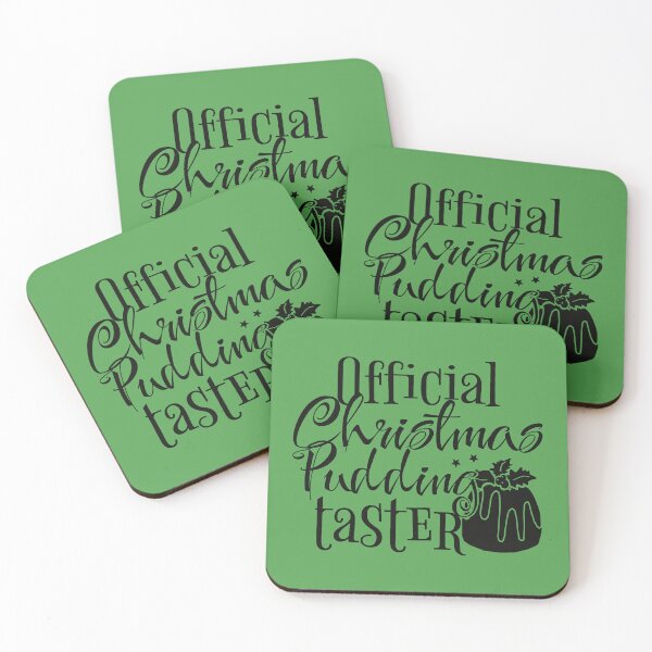 Item preview, Official Christmas Pudding Taster, Fun Slogan For All Christmas Pudding Tasters, Black Text designed and sold by TrulyEpoque.