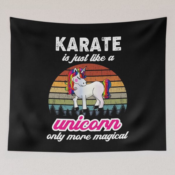 Item preview, Karate is Just Like A Unicorn... Only More Magical! Funny Karate Instructor Design For A Karate Lover designed and sold by TheKarateStore.
