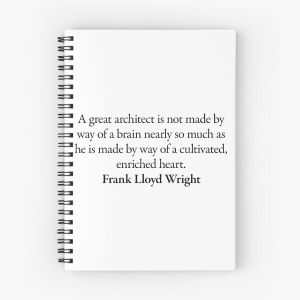 Item preview, Frank Lloyd Wright Architect Quote designed and sold by betterquotes.