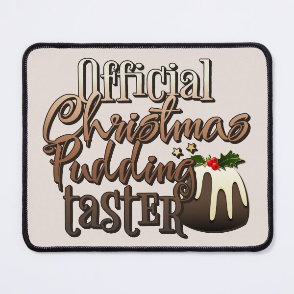 Item preview, Official Christmas Pudding Taster, Fun Slogan For All Christmas Pudding Tasters, Ombre Text designed and sold by TrulyEpoque.