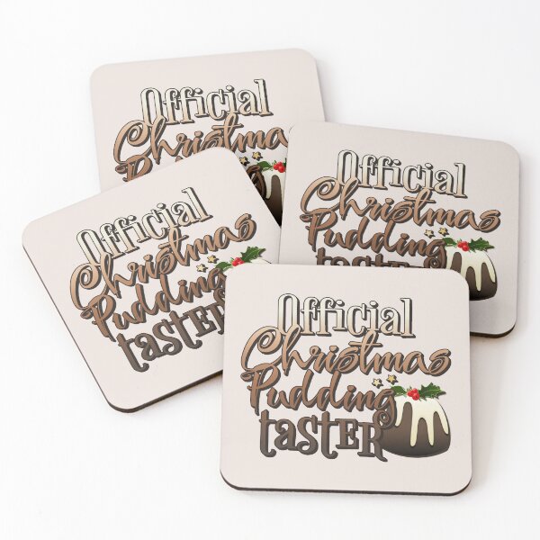 Item preview, Official Christmas Pudding Taster, Fun Slogan For All Christmas Pudding Tasters, Ombre Text designed and sold by TrulyEpoque.