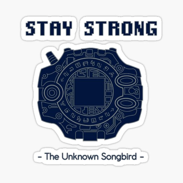 "Stay Strong" - Digimon Adventure Tri. - OP 1 English Lyrics for Butter-Fly Sticker